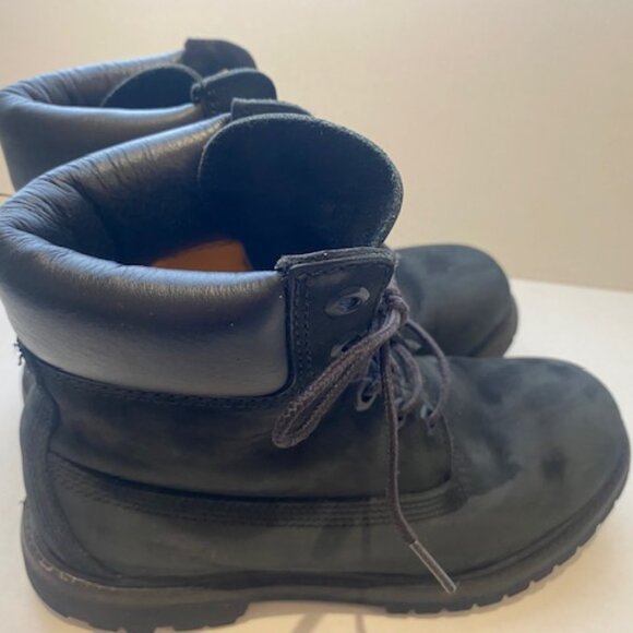 Timberland Black Leather Boots Size 7 8658A 200 Gram - Picture 5 of 11